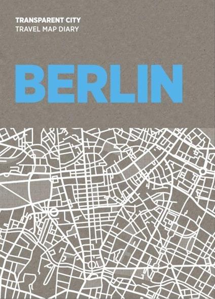 Mappa diario di viaggio personalizzabile Berlino