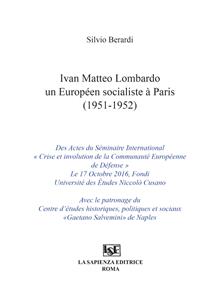 Ivan Matteo Lombardo un européen socialiste a Paris (1951-1952)