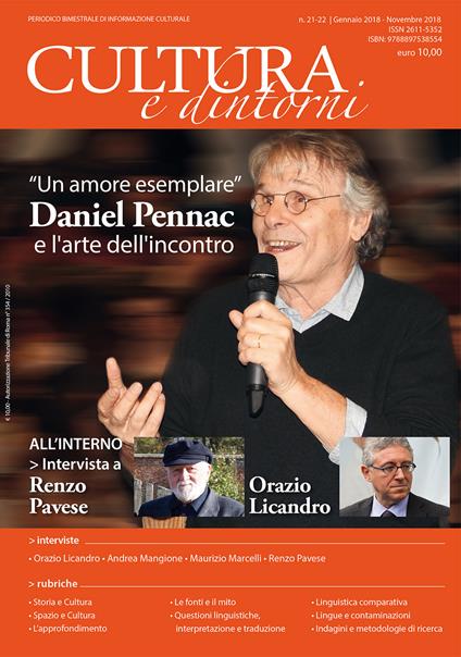 Cultura e dintorni. Periodico bimestrale di informazione culturale. Vol. 21-22 - copertina