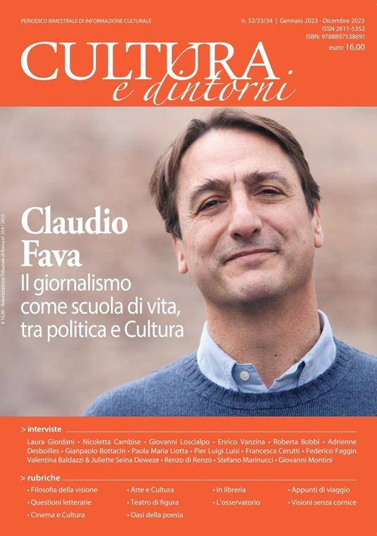 Cultura e dintorni. Periodico bimestrale di informazione culturale. Vol. 32-34 - copertina