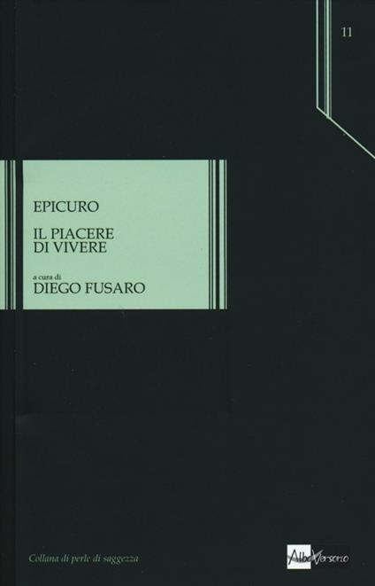Il piacere di vivere - Epicuro - copertina