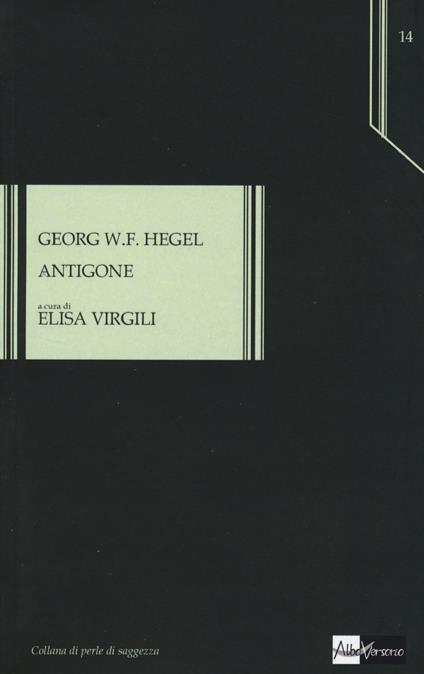 Antigone - Friedrich Hegel - copertina