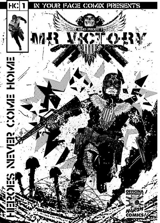 Officina Infernale's Harsh Comics. Vol. 1: Mr. Victory - Andrea Mozzato - copertina