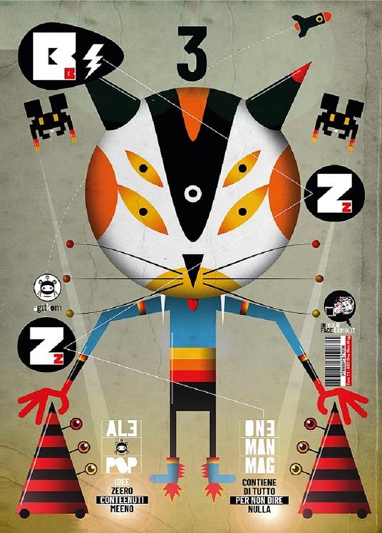 Bzz. One Man Mag. Vol. 3 - AlePop - copertina