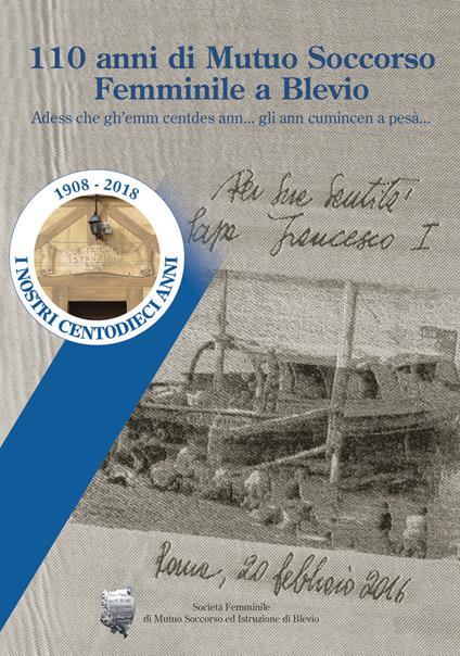 110 anni di Mutuo Soccorso Femminile a Blevio - Giovanna Galeazzi - copertina