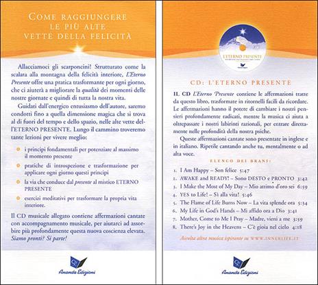 L'eterno presente. Guida pratica per raggiungere le vette della felicità. Con CD Audio - Jayadev Jaerschky - 2