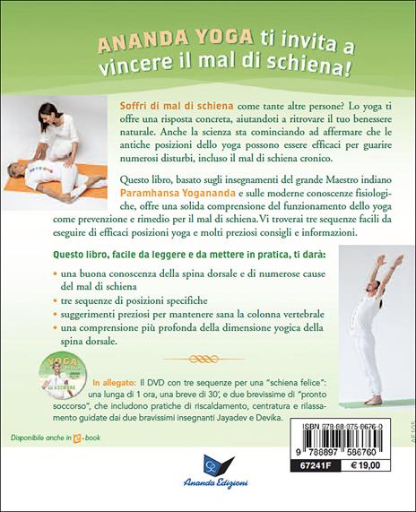Yoga che ti passa! Liberi dal mal di schiena. 30 posizioni per una schiena felice. Con DVD - Jayadev Jaerschky,Devika Camedda - 3