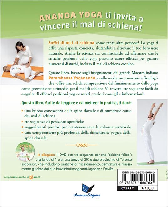 Yoga che ti passa! Liberi dal mal di schiena. 30 posizioni per una schiena felice. Con DVD - Jayadev Jaerschky,Devika Camedda - 3