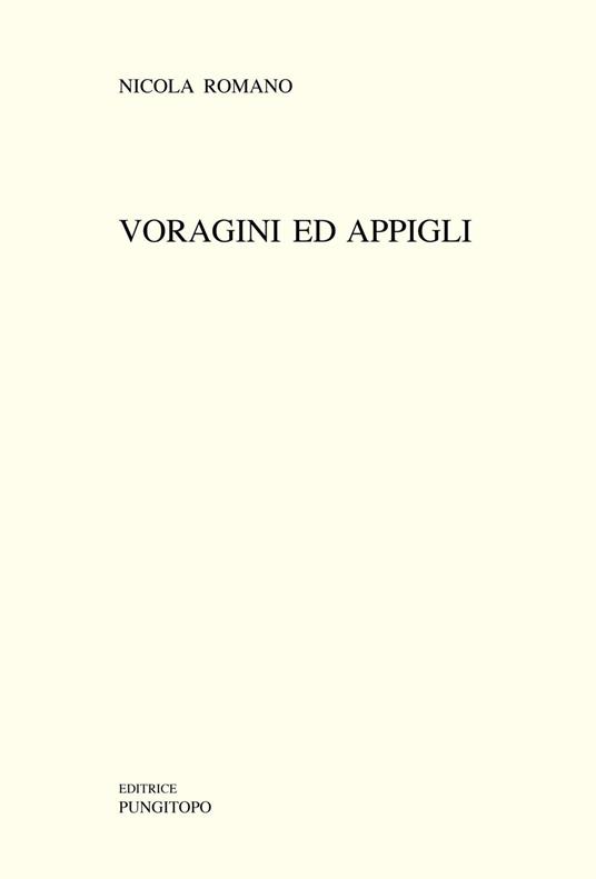 Voragini ed appigli - Nicola Romano - copertina