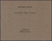 Elogio del fumo - Alfonso Gatto - copertina