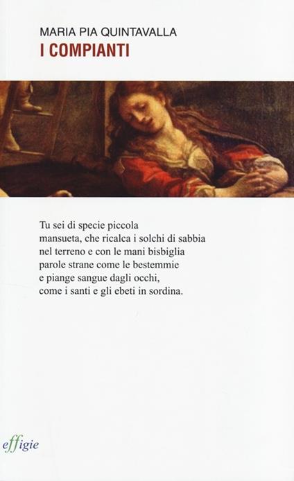 I compianti - Maria Pia Quintavalla - copertina