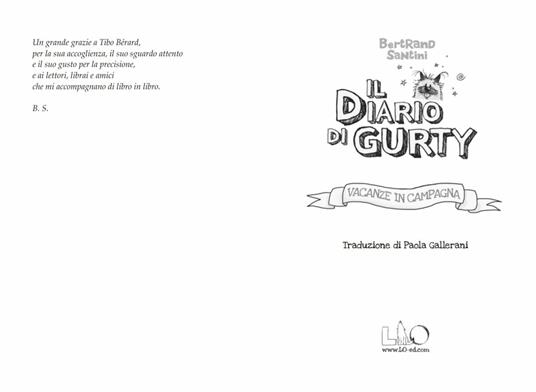 Il diario di Gurty. Vacanze in campagna - Bertrand Santini - 2