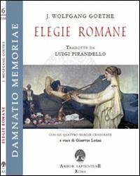 Elegie romane - Johann Wolfgang Goethe - copertina