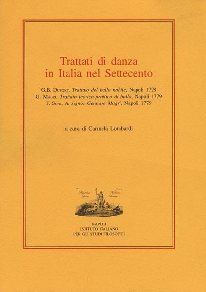 Trattati di danza in Italia nel Settecento - copertina