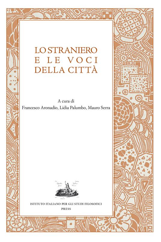 Lo straniero e le voci della città - copertina