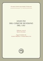 Statuto del Comune di Foiano del 1387