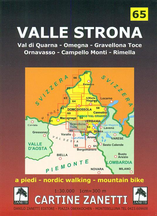 Valle Strona 1:30.000 - copertina