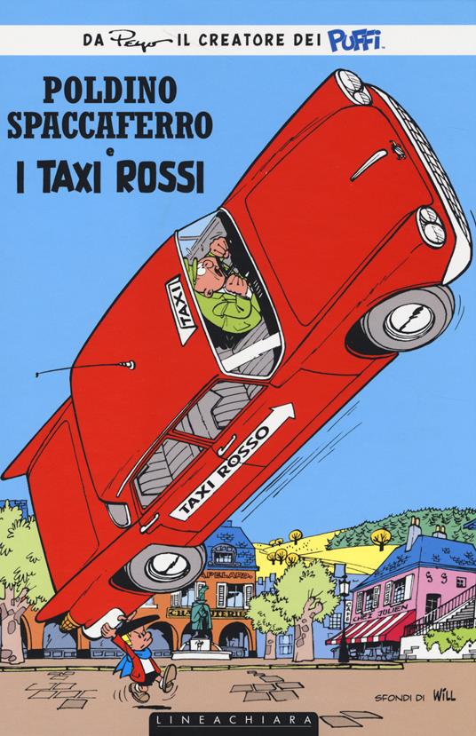 I taxi rossi. Poldino Spaccaferro - Peyo - copertina
