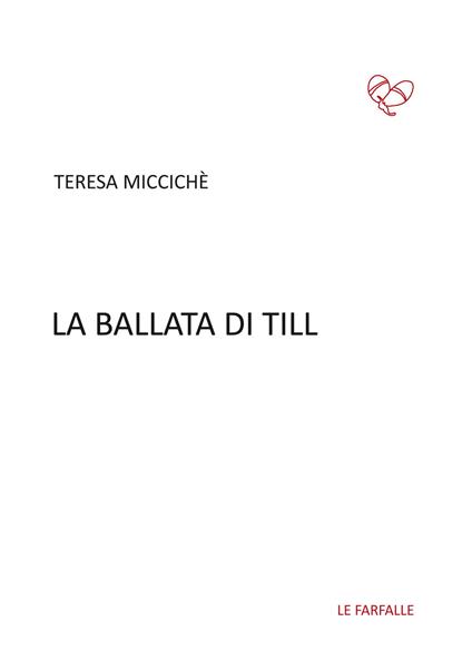 La ballata di Till - Teresa Miccichè - copertina