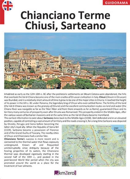 Chianciano Terme, Sarteano, Chiusi. Ediz. inglese - copertina