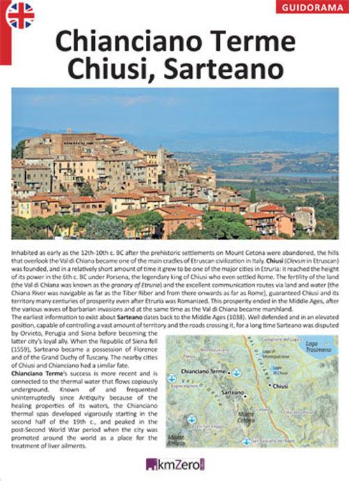 Chianciano Terme, Sarteano, Chiusi. Ediz. inglese - copertina