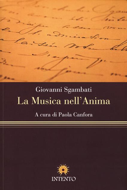 La musica nell'anima - Giovanni Sgambati - copertina