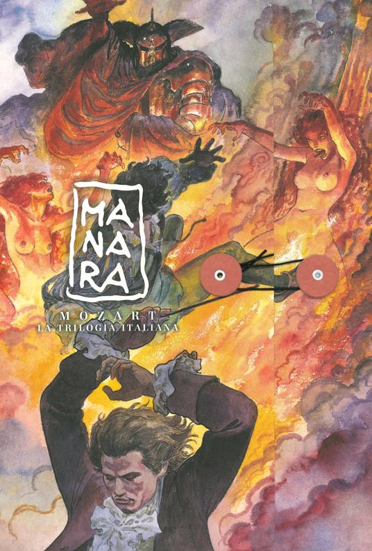 Mozart. La trilogia italiana. Ediz. a colori - Milo Manara - copertina