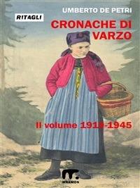 Cronache di Varzo. Vol. 2 - Umberto De Petri - ebook