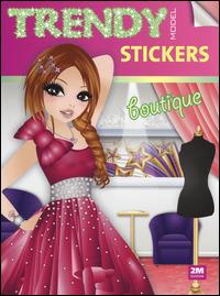 Trendy model stickers. Boutique. Con adesivi - Valentina Russo - copertina