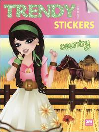 Trendy model stickers. Country. Con adesivi - Valentina Russo - copertina