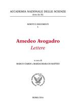Amedeo Avogadro. Lettere