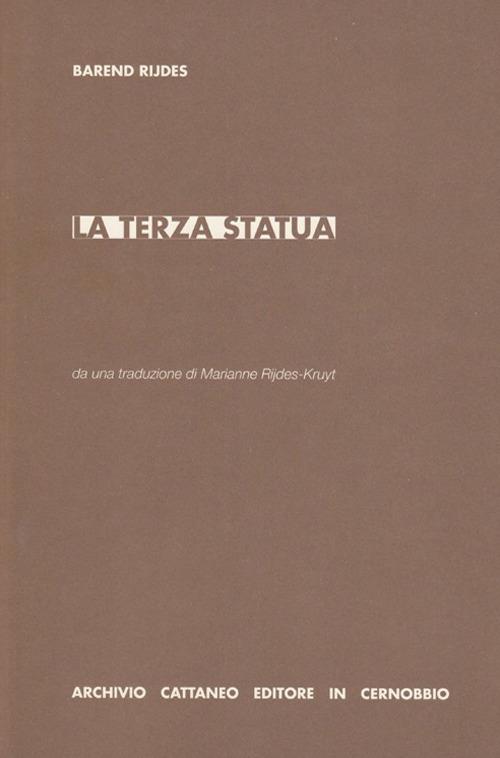 La terza statua - Barend Rijdes - copertina