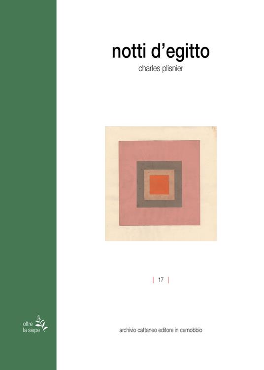 Notti d'Egitto - Charles Plisnier - copertina