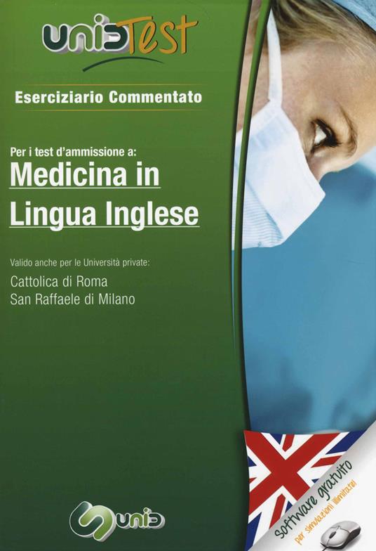 UnidTest 1. Eserciziario commentato per medicina in lingua inglese. Eserciziario commentato per i test di ammissione... Con software di simulazione - copertina