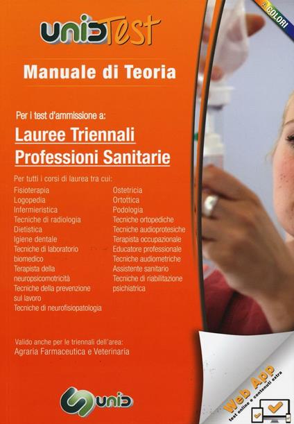 Manuale di teoria per i test d'ammissione a lauree triennali professioni sanitarie. Con aggiornamento online - copertina