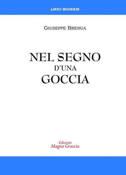Nel segno d'una goccia - Giuseppe Brenga - copertina