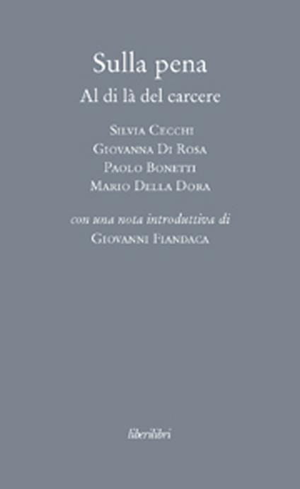 Sulla pena. Al di là del carcere - copertina