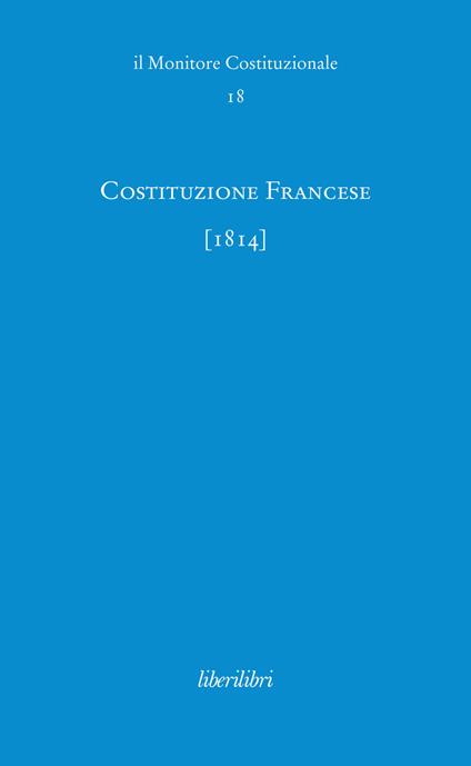 Costituzione francese (1814) - copertina