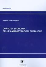 Corso di economia delle amministrazioni pubbliche