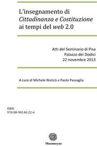 L' insegnamento di cittadinanza e Costituzione ai tempi del web 2.0 - Michele Nisticò,Paolo Passaglia - ebook