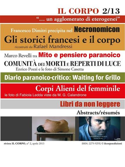 Il Corpo. Aprile 2013 - V.V.A.A. - ebook