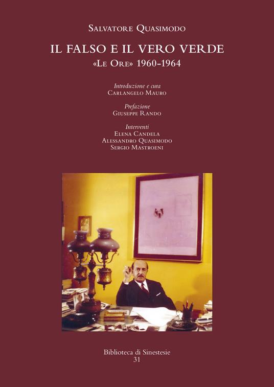 Il falso e il vero verde. «Le ore» (1960-1964) - copertina