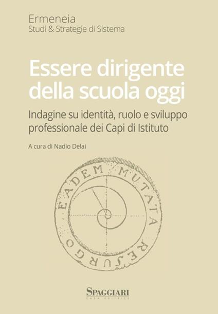 Essere dirigente della scuola oggi - copertina
