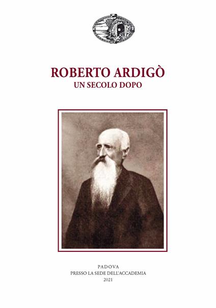 Roberto Ardigò un secolo dopo - copertina