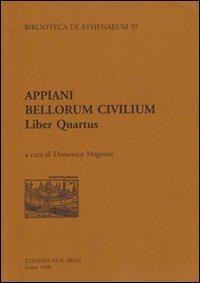 Appiani, «Bellorum civilium. Liber quartus» - copertina