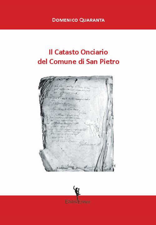 Il catasto onciario del Comune di San Pietro - Domenico Quaranta - copertina