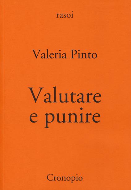 Valutare e punire - Valeria Pinto - copertina