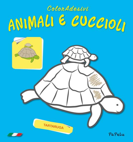 Animali e cuccioli. Coloradesivi. Ediz. illustrata - Eugenia Dolzhenkova,Luca Grigolato - copertina