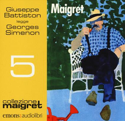 Maigret letto da Giuseppe Battiston: Maigret,-Il crocevia delle tre vedove-La ballerina del Gai-Moulin-Il defunto signor Gallet. Audiolibro. CD Audio formato MP3 - Georges Simenon - copertina