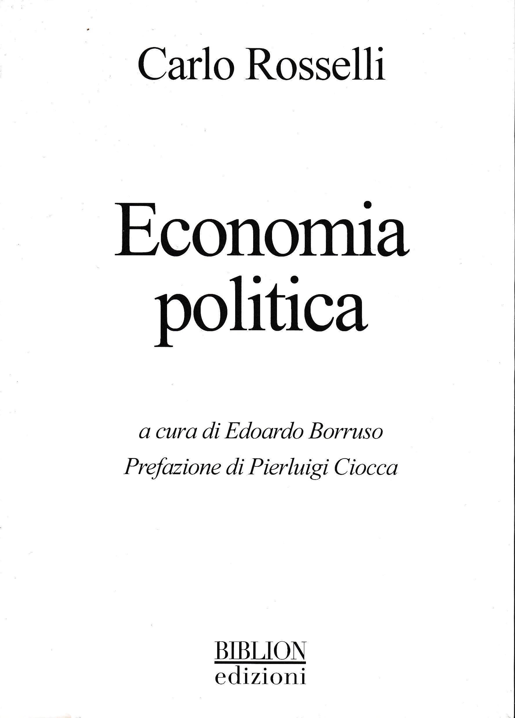 Economia politica